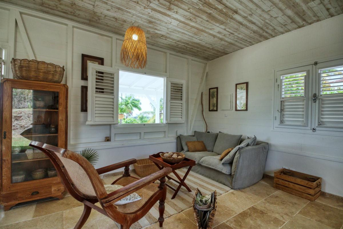 Location Bungalow luxe Martinique - Le séjour